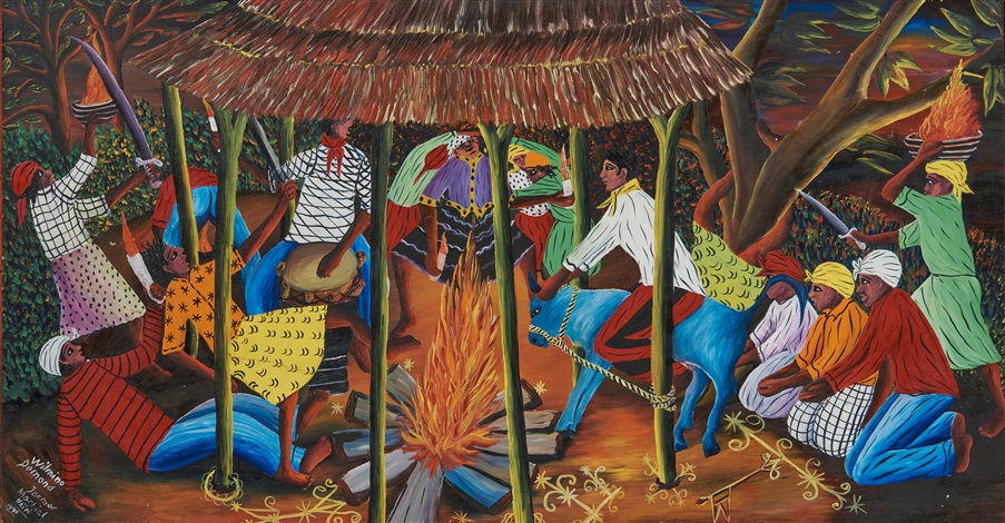 Rituel traditionnel à Marbial