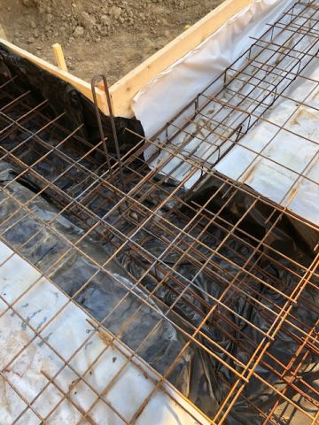 Travail de construction dans une maison